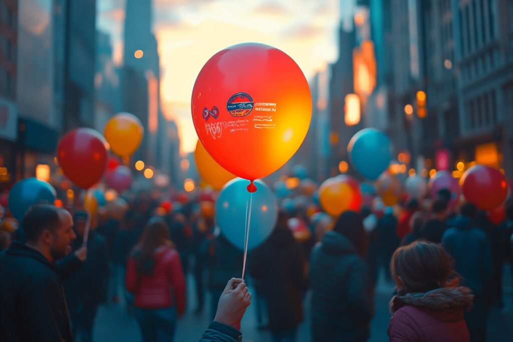 Faites briller votre marque avec des ballons personnalisés !