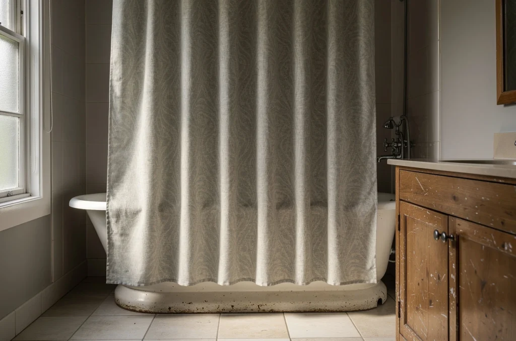 Et si votre rideau de douche devenait la signature visuelle de votre salle de bain ?