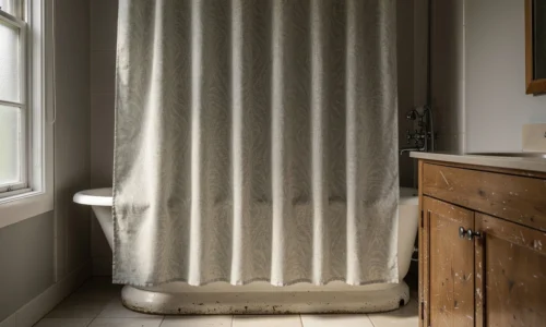 Et si votre rideau de douche devenait la signature visuelle de votre salle de bain ?