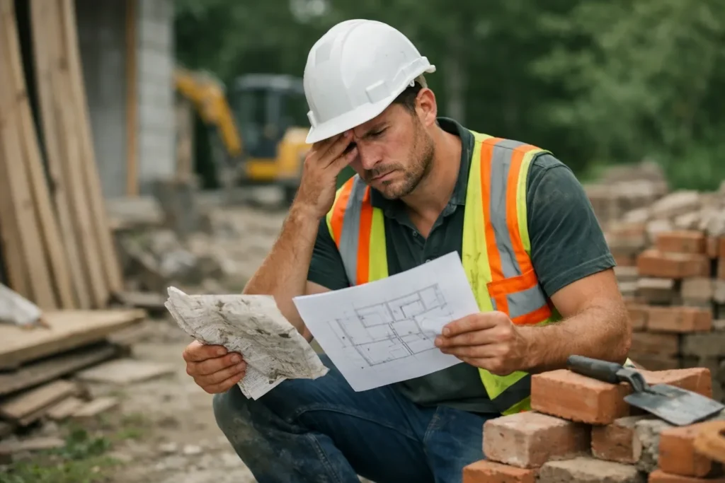 L’ordre des opérations d’un chantier, et ce qu’il coûte de l’inverser